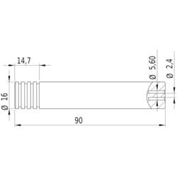 Picotronic laserový modul lineární červená 16 mW LH650-16(16x90)-NT-MOUNT