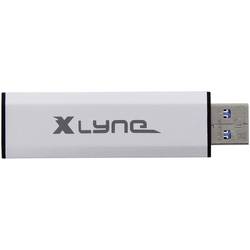 Xlyne OTG USB paměť pro smartphony/tablety stříbrná 32 GB USB 3.2 (Gen 1x1) , microUSB 2.0