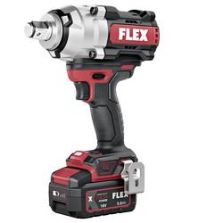 Flex IW 3/4 1600 18-EC, 532073 aku rázový utahovák, 2100 Nm, 2.5 Ah, 5 Ah, 8 Ah, bez akumulátoru