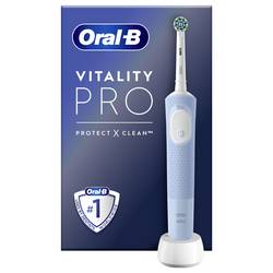Oral-B Braun Oral-B Vitality Pro D103, blau elektrický kartáček na zuby, rotační/oscilační, šedá, bílá, 4210201446392