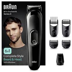 Braun Braun All-in-One Style Kit MGK3420 Bart/ zastřihovač vousů, zastřihovač vlasů černá