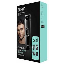 Braun Braun All-in-One Style Kit MGK3420 Bart/ zastřihovač vousů, zastřihovač vlasů černá