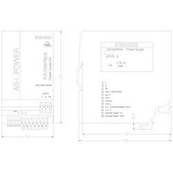 Siemens 3RX95020BA00 síťový zdroj na DIN lištu Obsah 1 ks