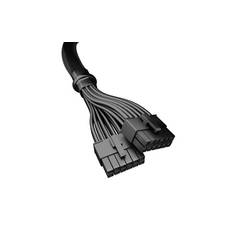 BeQuiet napájecí kabel 0.6 m černá