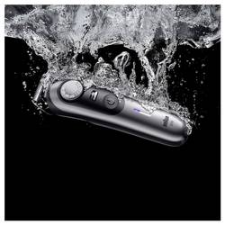 Braun Braun BT9560 Beardtrimmer Series 9 zastřihovač vousů, přesný zastřihovač omyvatelný černá, stříbrná