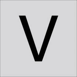 RZB 99223.013.V Písmeno „v“, velké, 120 mm 1 ks