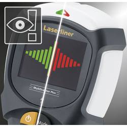 Laserliner detektor MultiScanner Plus 080.967A Detekční hloubka (max.) 12 m Druh materiálu železných kovů, dřeva, plastů, neželezných kovů, kabely vedoucí