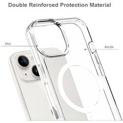 JT Berlin Pankow Clear MagSafe zadní kryt na mobil Apple iPhone 15 transparentní Kompatibilní s MagSafe 11032