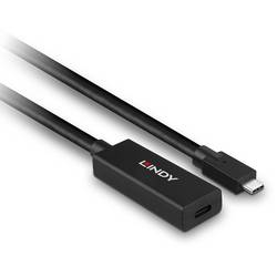 LINDY Kabel USB-C USB 3.2 Gen2 USB-C ® zástrčka, USB-C ® zásuvka 5.00 m černá 43364