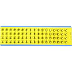 Panduit PESC-H-PE informační tabule PE, ochranný vodič (š x v) 13 mm x 13 mm 68 ks