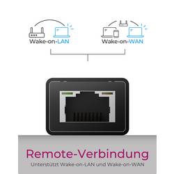 ICY BOX 60844 USB Hub 4 porty USB-A, RJ45 USB 3.1 Gen1 5 GBit/s lze ovládat prostřednictvím PC černá IB-HUB1419-LAN, USB 3.2 Gen 1 HUB und LAN Adapter,