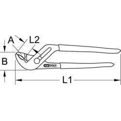 KS Tools 1151350 115.1350 instalatérské SIKO kleště 265 mm