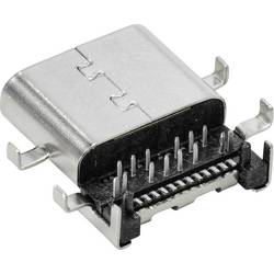 TRU Components Vestavná zásuvka USB 3.1 typ C.zásuvka, vestavná horizontálníMnožství: 1 ks