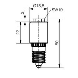 Signal Construct MBRE140864A LED žárovka bílá E14 24 V DC/AC