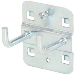 KS Tools 860.0816 Dvojitý držák nářadí se svislým konci háčku, Ø 6 mm, 35 mm (Ø x d) 6 mm x 35 mm 1 ks