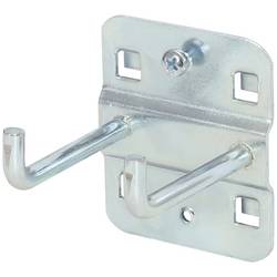 KS Tools 860.0817 Dvojitý držák nářadí se svislým háčkem, Ø 6 mm, 50 mm (Ø x d) 6 mm x 50 mm 1 ks