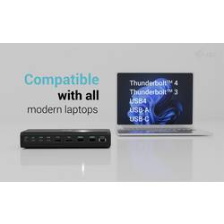 i-tec USB-C® dokovací stanice I-TEC Universal 6x 4K Display DS+PD140W