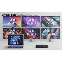 i-tec USB-C® dokovací stanice I-TEC Universal 6x 4K Display DS+PD140W