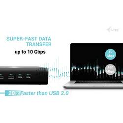 i-tec USB-C® dokovací stanice I-TEC Universal 6x 4K Display DS+PD140W