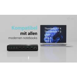 i-tec USB-C® dokovací stanice I-TEC Universal 6x 4K Display DS+PD140W