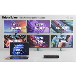i-tec USB-C® dokovací stanice I-TEC Universal 6x 4K Display DS+PD140W