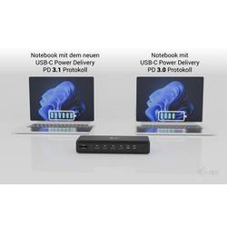 i-tec USB-C® dokovací stanice I-TEC Universal 6x 4K Display DS+PD140W