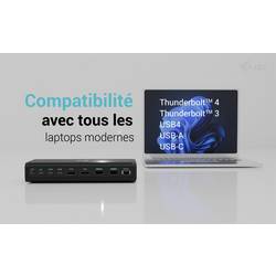 i-tec USB-C® dokovací stanice I-TEC Universal 6x 4K Display DS+PD140W