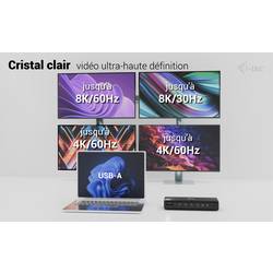 i-tec USB-C® dokovací stanice I-TEC Universal 6x 4K Display DS+PD140W