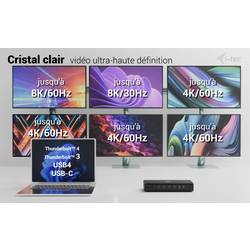 i-tec USB-C® dokovací stanice I-TEC Universal 6x 4K Display DS+PD140W