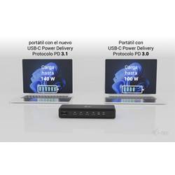 i-tec USB-C® dokovací stanice I-TEC Universal 6x 4K Display DS+PD140W