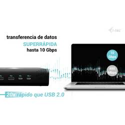 i-tec USB-C® dokovací stanice I-TEC Universal 6x 4K Display DS+PD140W