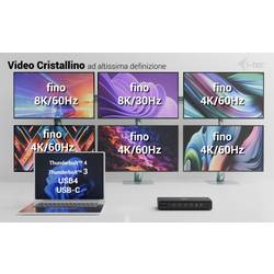 i-tec USB-C® dokovací stanice I-TEC Universal 6x 4K Display DS+PD140W