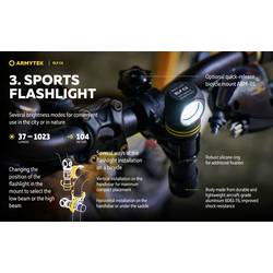ArmyTek Elf C1 warmweiß F05103W LED kapesní svítilna napájeno akumulátorem 1023 lm 65 g