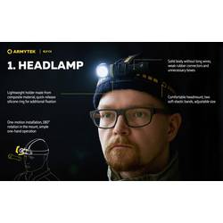 ArmyTek Elf C1 warmweiß F05103W LED kapesní svítilna napájeno akumulátorem 1023 lm 65 g