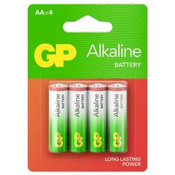 GP AA Batterie GP Alkaline 1,5V 4 Stück tužková baterie AA 1.5 V, 4 ks