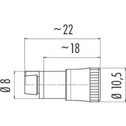 binder 09 9764 71 04 09 9764 71 04-20 Kabelová zásuvka, 1 ks