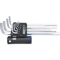 KS Tools 9202300 inbus sada klíčů 1.5 mm, 2 mm, 2.5 mm, 5 mm, 6 mm, 7 mm, 8 mm, 10 mm 10dílná
