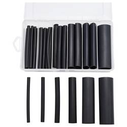 TRU COMPONENTS TC-13388840 sada smršťovacích bužírek černá Poměr smrštění:3:1 25 ks