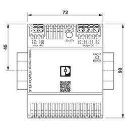 Phoenix Contact 1140066 síťový zdroj na DIN lištu 24 V/DC 4 A 96 W Počet výstupů:1 x Obsah 1 ks