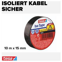 tesa 56192-00010-22 izolační páska černá (d x š) 10 m x 15 mm 1 ks