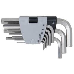 KS Tools 9640320 inbus sada klíčů 1.5 mm, 2 mm, 2.5 mm, 3 mm, 4 mm, 5 mm, 6 mm, 8 mm, 10 mm 6 mm, 10 mm, 8 mm, 1.5 mm, 2.5 mm, 3 mm, 5 mm, 4 mm, 2 mm 9dílná