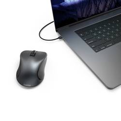Hama optická myš, přenos Bluetooth®, 3 tlačítko, 800 dpi, 1200 dpi, 1600 dpi, antracitová
