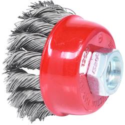 KS Tools 340.0025 Nerezový ocelový hrncový kartáč 0,5 mm, Ø 65 mm