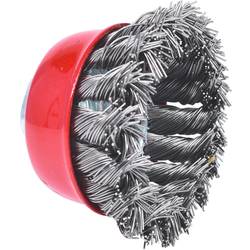 KS Tools 340.0025 Nerezový ocelový hrncový kartáč 0,5 mm, Ø 65 mm