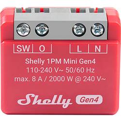 Shelly 1PM Mini Gen4 bezdrátový spínač Wi-Fi