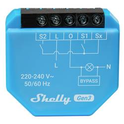 Shelly 1L Gen3 Shelly bezdrátový spínač Wi-Fi