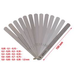 KS Tools 300.0616 Pístová bezpíst, 20 listů, 0,05 - 1 mm