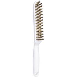 KS Tools 201.2326 Mosazný drátěný kartáč 3 řady, 285 mm