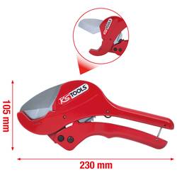 Automatické nůžky na trubky z plastu 0-42 mm, 230 mm KS Tools 222.0005