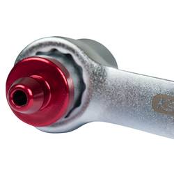 KS Tools 160.0733 Odvzdušňovací klíč brzdy, velmi krátký, 11 mm, červená